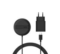 Belkin Tappetino di ricarica wireless magnetica 15 W con supporto, caricatore wireless Qi2 compatibile con MagSafe per iPhone 16 Series, Samsung Galaxy S25 Series, AirPods (con alimentatore), nero