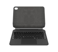 Belkin Tastiera Pro con custodia per iPad 10 generazione 10,9 pollici con supporto magnetico, controllo multi-gesto, fissaggio Apple Pencil, QWERTZ, tasti multimediali, tastiera iPad per iPad 10,9"