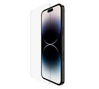 Belkin TemperedGlass per iPhone 14 Pro Max, applicazione facile senza bolle con strumento di allineamento, testato a una durezza di 9H, pellicola antigraffio , 1-pack