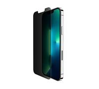 Belkin TemperedGlass Privacy Proteggi schermo per iPhone 14, 13 e 13 Pro, pellicola protettiva trattata con rivestimento anti-impronte, applicazione facile e senza bolle con supporto Easy Align