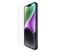 Belkin TemperedGlass Proteggi schermo per iPhone 14 Plus e iPhone 13 Pro Max, applicazione facile senza bolle con adesivi di installazione inclusi, collaudato iper resistere a una durezza 9H, OVA106zz