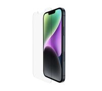 Belkin TemperedGlass Proteggi schermo per iPhone 17e, 16e, 14, 13, 13 Pro, antimicrobico, applicazione facile senza bolle con supporto di allineamento incluso, resistere a una durezza di 9H