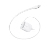 Belkin UltraCharge Caricatore USB C da 45W con Cavo USB-C Retrattile da 0,8m e Porta USBC, Carica Batterie Cellulare Rapido per iPhone 17/16 Series, Galaxy S26 Series, AirPods, Tablet, MacBook, Laptop