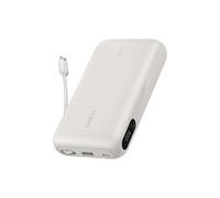 Belkin UltraCharge Power Bank 20000mAh con Cavo USB-C e Display - Beige