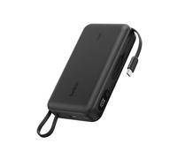 Belkin UltraCharge Power Bank 20000mAh 45W PD, Power Bank con Cavo integrato, Display Digitale, Caricatore Portatile USB-C a Ricarica Rapida per iPhone, iPad, Galaxy, Pixel, MacBook Air ecc., Nero