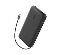 Belkin UltraCharge Pro Power Bank 25000mAh, Caricatore Portatile con cavo USBC Integrato, USB PD 158W, Power Bank Portatile con Carica Rapida per MacBook Pro, iPhone, iPad Pro, Galaxy, Pixel, Nero