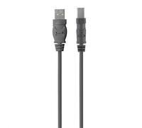 Belkin USB 2.0 A - USB 2.0 B, cavo da 4,8 m USB 4,8 m USB A USB B Grigio