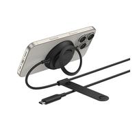 CARICATORE WIRELESS BELKIN PAD WL Qi2 25W +KICKSTAND da 25 W, Nero