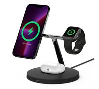 Belkin WIZ017vfBK Auricolari, smartphone, smartwatch neri con ricarica wireless e ricarica rapida interna - Nouvo