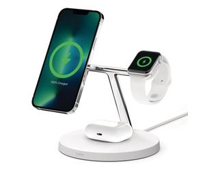 Belkin WIZ017vfWH Auricolari, Smartphone, Smartwatch Bianco Ricarica Wireless a Carica Rapida Interna - Nouvo
