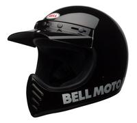 Bell Moto-3 Classic Casco Motocross, nero, taglia 2XL