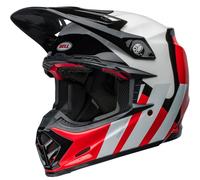 BELL BELL - Casco Moto-9S Flex 22.06 Hello Cousteau Stripes Bianco / Rosso 2024 L