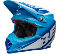 BELL BELL - Casco Moto-9S Flex 22.06 Rail Blue / Bianco 2024 L