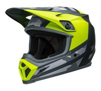 Bell MX-9 MIPS Alter Ego Camo, casco a croce XL male Nero/Grigio/Giallo Fluo