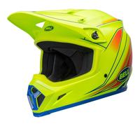 Casco Off-Road Bell MX-9 Mips Zone Gloss Retina Sear Taglia:L