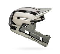 Bell Casco da bicicletta unisex per adulti Super Air R Spherical Mat Cement/Grigio M