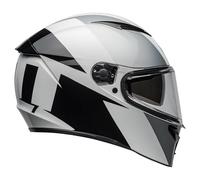 BELL Casco da Moto Lithium ECE6 Shear Silver White XXL, Unisex-Adult