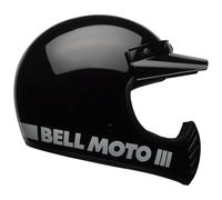 Bell Moto-3 Classic Black casco cross nero L