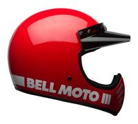 Casco Cross Bell Moto-3 Rosso Lucido M
