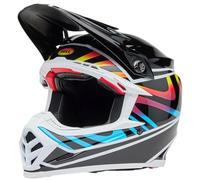 BELL Casco MOTO-9S FLEX DRIFT BLACK/MULTI S ECE6