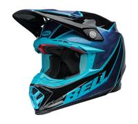BELL CASCO MOTO-9S FLEX SPRITE NERO/BLU L