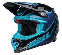 BELL CASCO MOTO-9S FLEX SPRITE NERO/BLU S