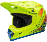 Bell MX-9 MIPS Zone, casco a croce S male Giallo Fluo/Arancione/Blu
