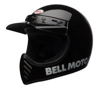 Bell Casco Moto-3 Classic, Nero, Taglia XL
