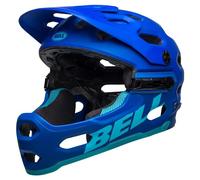 Casco MTB BELL SUPER 3R MIPS mentoniera removibile - Taglia: L, Colore: Blu