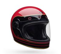 Bell casco vintage integrale Bullitt GT - Charge Blood rosso nero lucido L