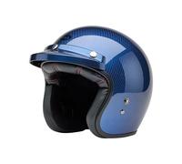Bell casco vintage jet Custom 500 Carbon SteveMcQueen Le Mans - Metal Blue M