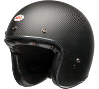 Bell Custom 500 Carbon Solid Casco Jet, Carbon matt, Taglia XS (53/54)