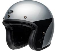 Bell Custom 500 Chassis, casco jet XL male Argento/Nero