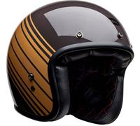 Bell Custom 500 Edge, casco aperto L female Marrone Scuro/Oro