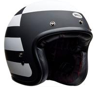 Bell Custom 500 Parlor, casco aperto M female Opaco Nero/Bianco