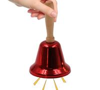Bell della Mano di Natale - Jingle Gong, Decorazione 'Ornamento di Santa Bell | Display Tinkle del Campanello in, Decorazione della Campana di Melodia di Suoneria in Metallo per La Festa di