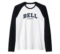 Bell Florida Vintage Athletic Sports Design Maglia con Maniche Raglan