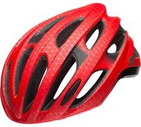 BELL Formula, Casco da Ciclismo Unisex-Adulto, Rosso Opaco/Lucido/Nero, S