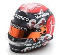 BELL HELMET CASCO HELMET F1 FERNANDO ALONSO TEAM ASTON MARTIN ARAMCO COGNIZANT N 14 JAPAN GP 2024 VARIOUS