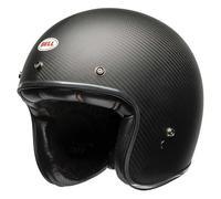 Casco Jet Vintage Bell Custom 500 Carbon 2025 Nero Opaco M
