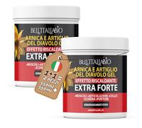 Bell’Italia Bio Arnica E Artiglio Del Diavolo Gel Extra Forte 2x550ml Scalda Muscoli Sportivi Uomo e Donna Arnica Gel Forte per Disturbi Articolari, Muscolari e Collo Made In Italy