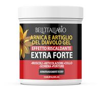 Bell’Italia Bio Arnica E Artiglio Del Diavolo Gel Extra Forte 550ml Scalda Muscoli Sportivi Uomo e Donna Arnica Gel Forte per Disturbi Articolari, Muscolari e Collo Made In Italy