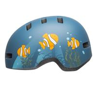 Bell Lil Ripper Casco Bambini 2019: Pesce Pagliaccio Opaco Grigio-Blu Unisize 47-54cm