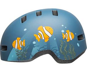 BELL Lil Ripper - Casco da Ciclismo per Bambini, Bambino, Casco da Ciclismo, BEHLIRTG1, Clown Fish Matte, 45-51 cm
