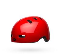 Bell Lil Ripper Casco per Bambini 2021: Solido Lucido Rosso Unisize 47-54cm