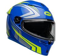 Bell Lithium Jetstream, casco integrale S male Blu/Giallo Fluo