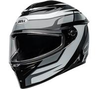 Bell Lithium MIPS Podium, casco integrale S male Nero/Bianco/Grigio