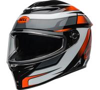 Bell Lithium MIPS Podium Casco, nero-arancione, taglia XL per maschi