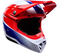 Bell Moto-10 MIPS Falcon Casco da motocross, Rosso/Bianco, Taglia XXL (61/62)