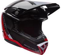 Bell Moto-10 Spherical Strike Casco da motocross, rosso, taglia M per maschi